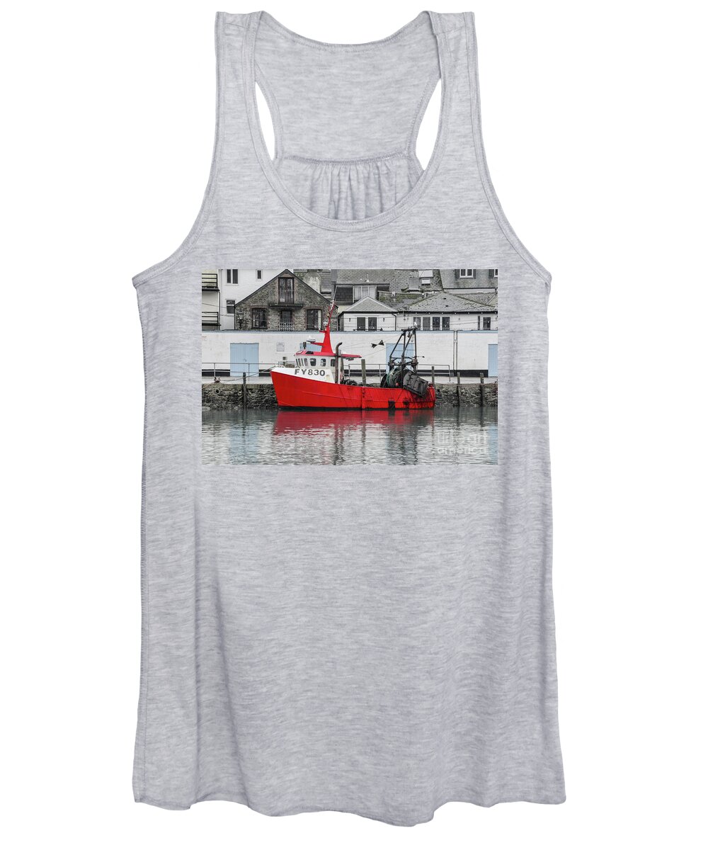 Fy830 Women's Tank Top featuring the photograph Trawler FY 830 Atlantis by Steev Stamford
