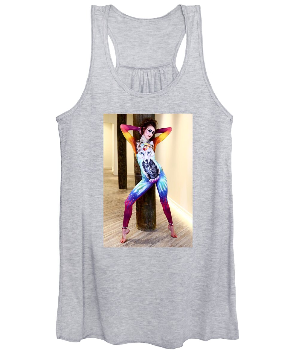 The Healthcare Gallery Women's Tank Top featuring the photograph Triumphant 3 by Cully Firmin