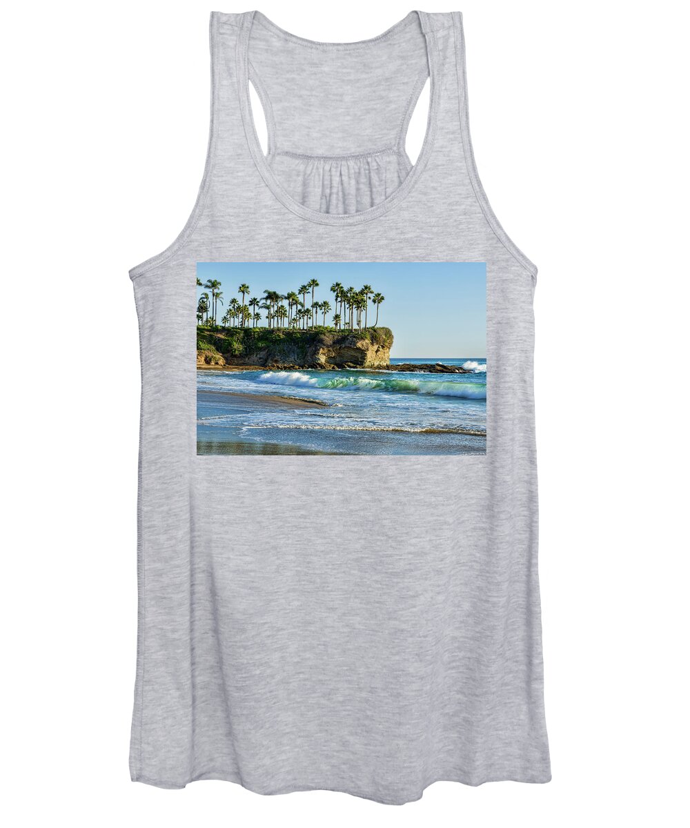 Twin Points Women's Tank Top featuring the photograph Twin Points Laguna Beach by Kelley King
