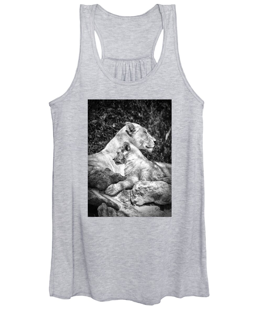 Crystal Yingling Women's Tank Top featuring the photograph Twin Sphinx by Ghostwinds Photography