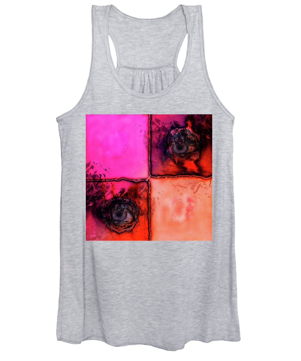 Eyes Women's Tank Top featuring the photograph Two eyes by Gabi Hampe