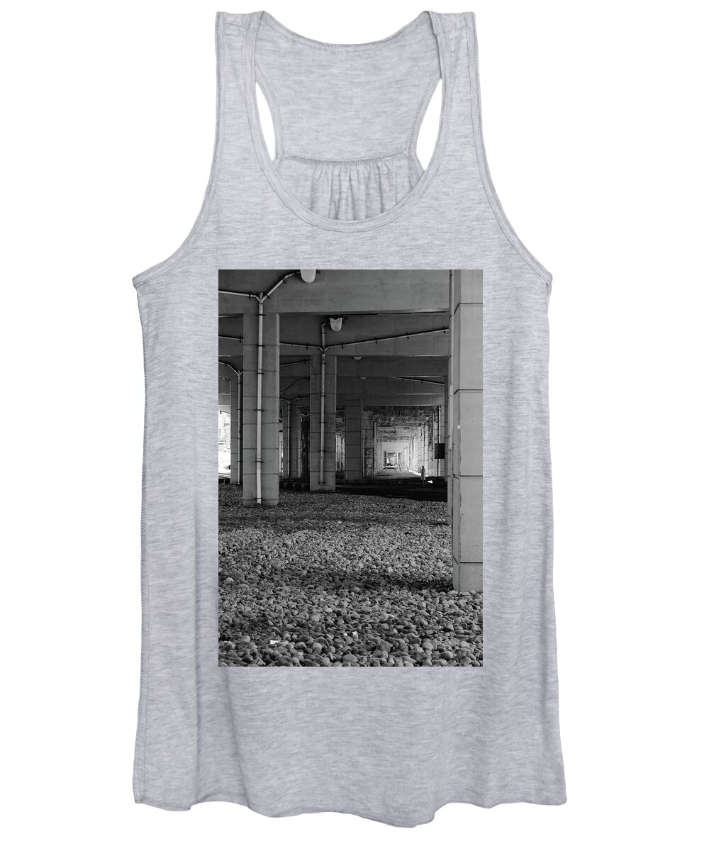 Black Women's Tank Top featuring the photograph Under The Gardiner by Kreddible Trout