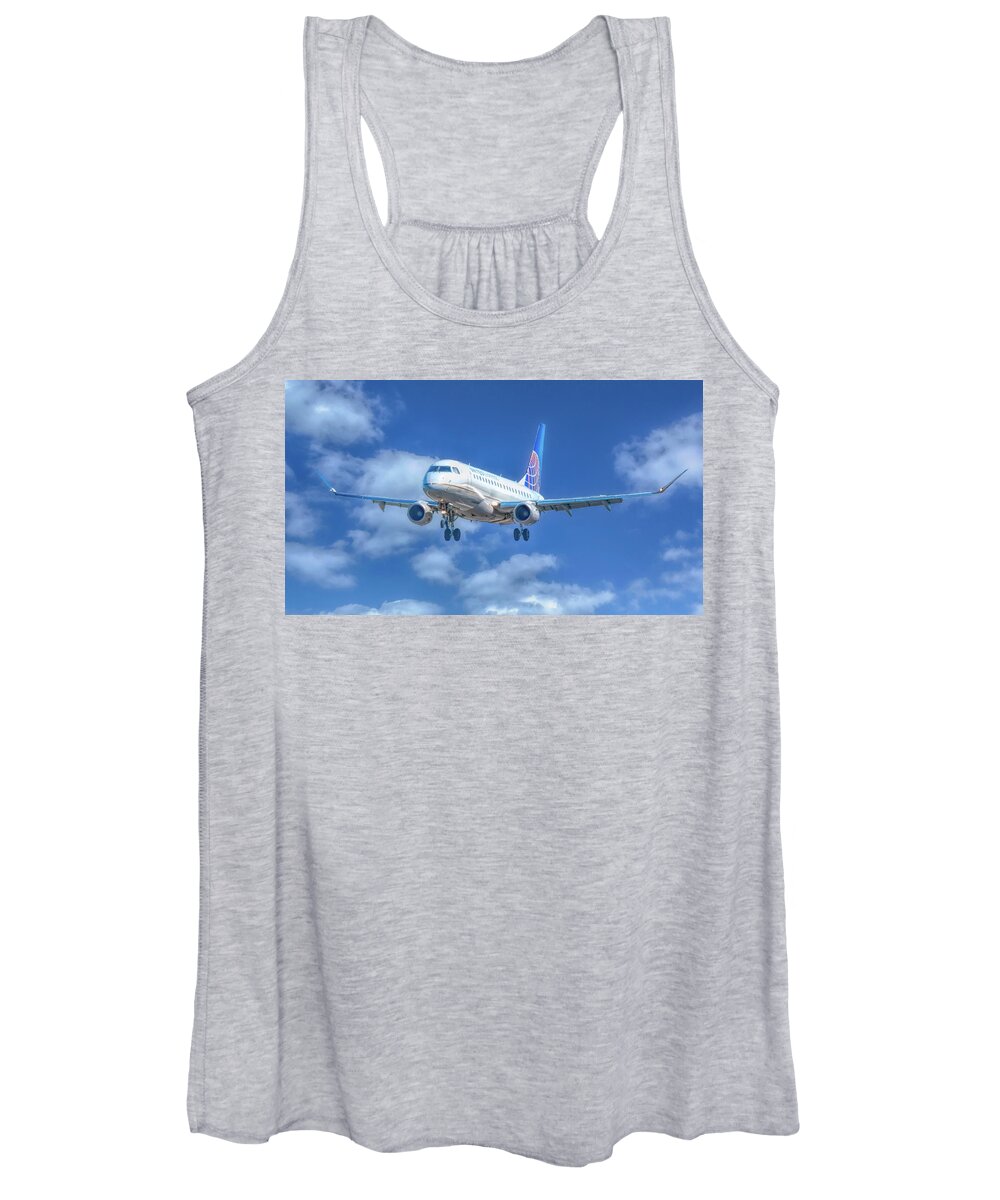 Aviation Women's Tank Top featuring the photograph United by Guy Whiteley