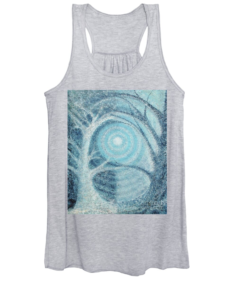 Trees Women's Tank Top featuring the painting Unity by Holly Carmichael