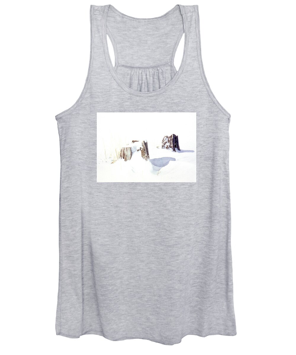 Winter Women's Tank Top featuring the painting Untitled #6 by Conrad Mieschke