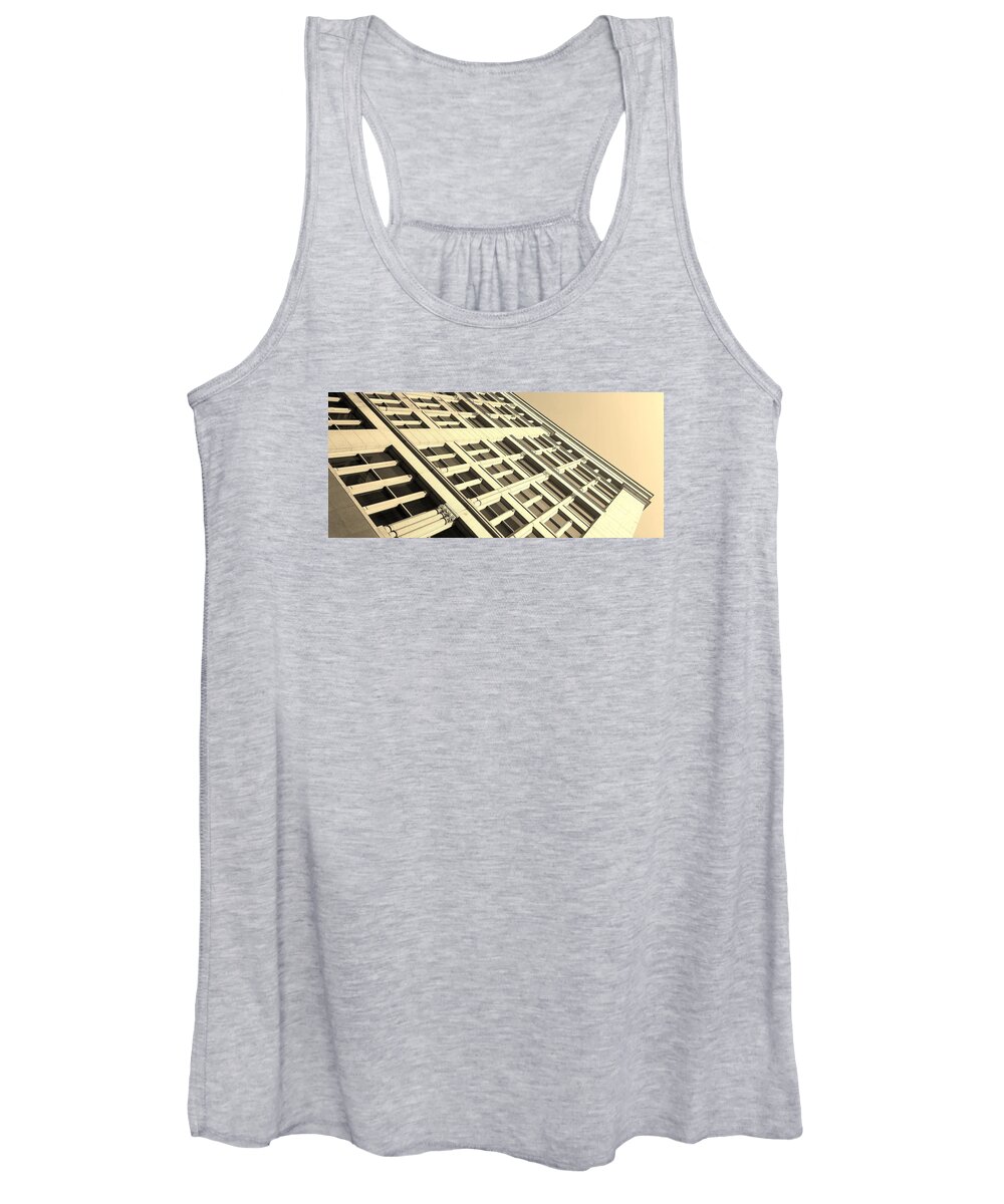 Chicago Women's Tank Top featuring the photograph View From Below by Britten Adams