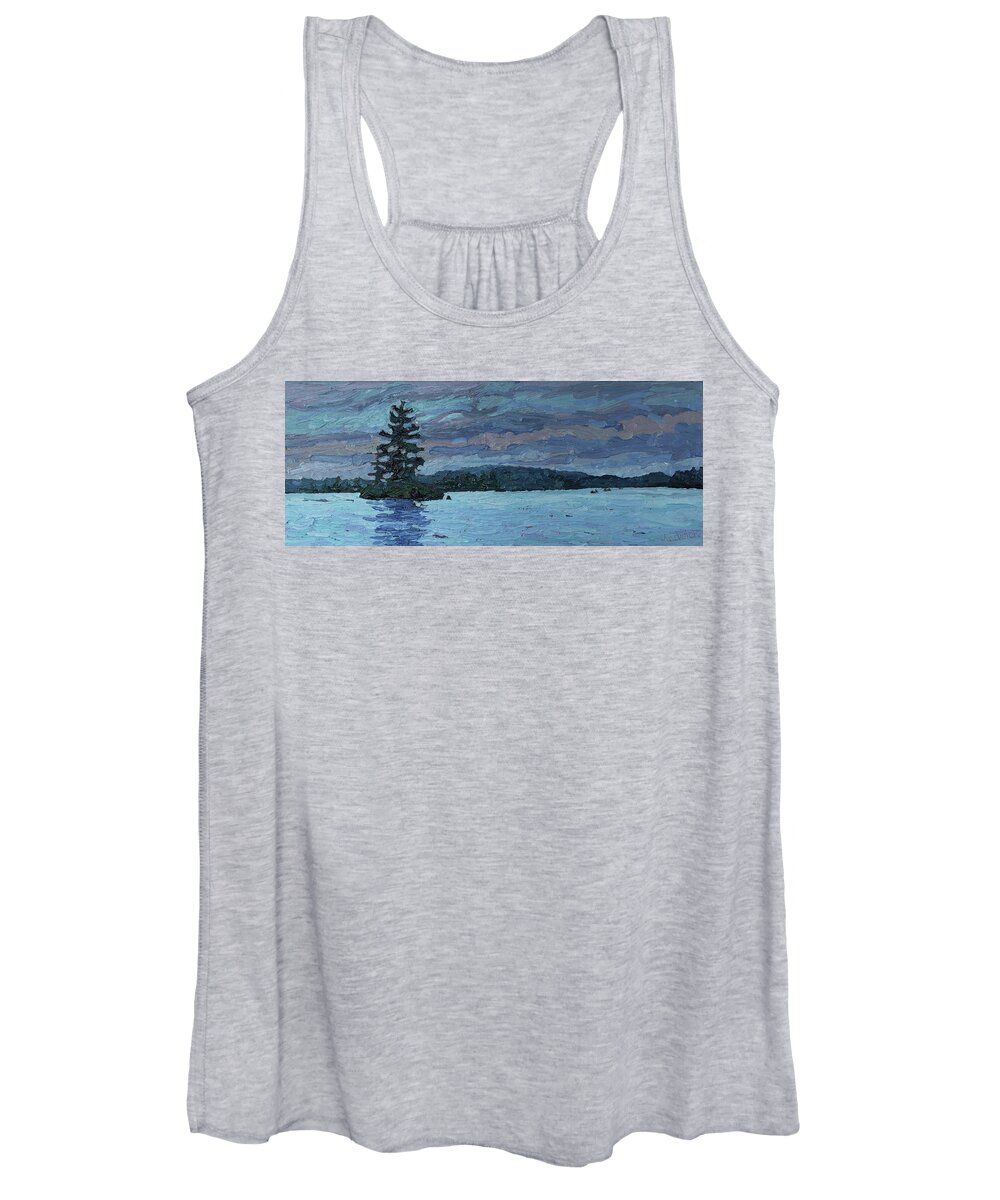 1789 Women's Tank Top featuring the painting Voyageur Highway by Phil Chadwick