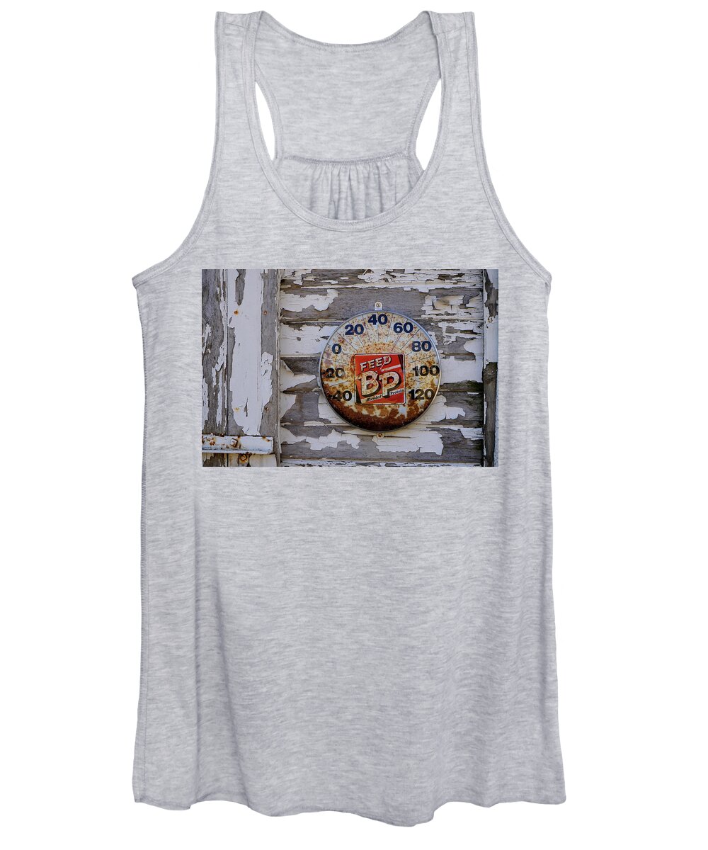 Thermometer Women's Tank Top featuring the photograph Warm Day by Brooke Bowdren