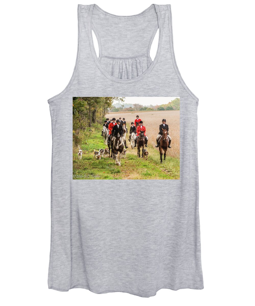 Hunt Women's Tank Top featuring the photograph Waterwheel 93 by Pamela Taylor