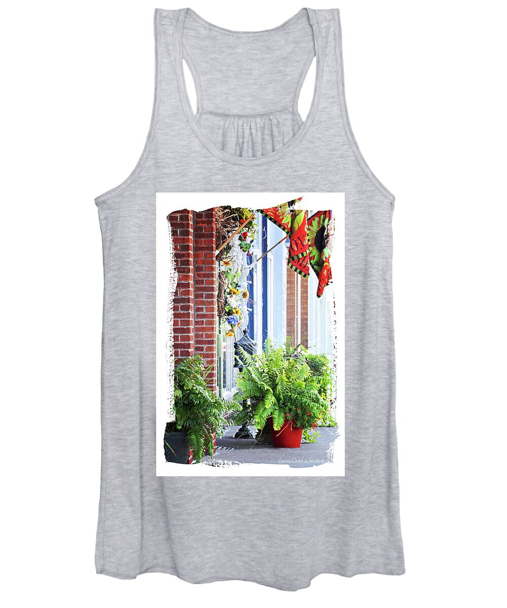 Welcome Women's Tank Top featuring the photograph Welcome by Lena Wilhite
