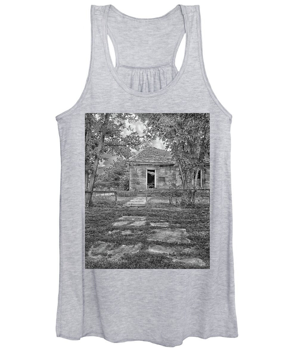 Sidewalk Women's Tank Top featuring the photograph Welcome Walk by Jolynn Reed