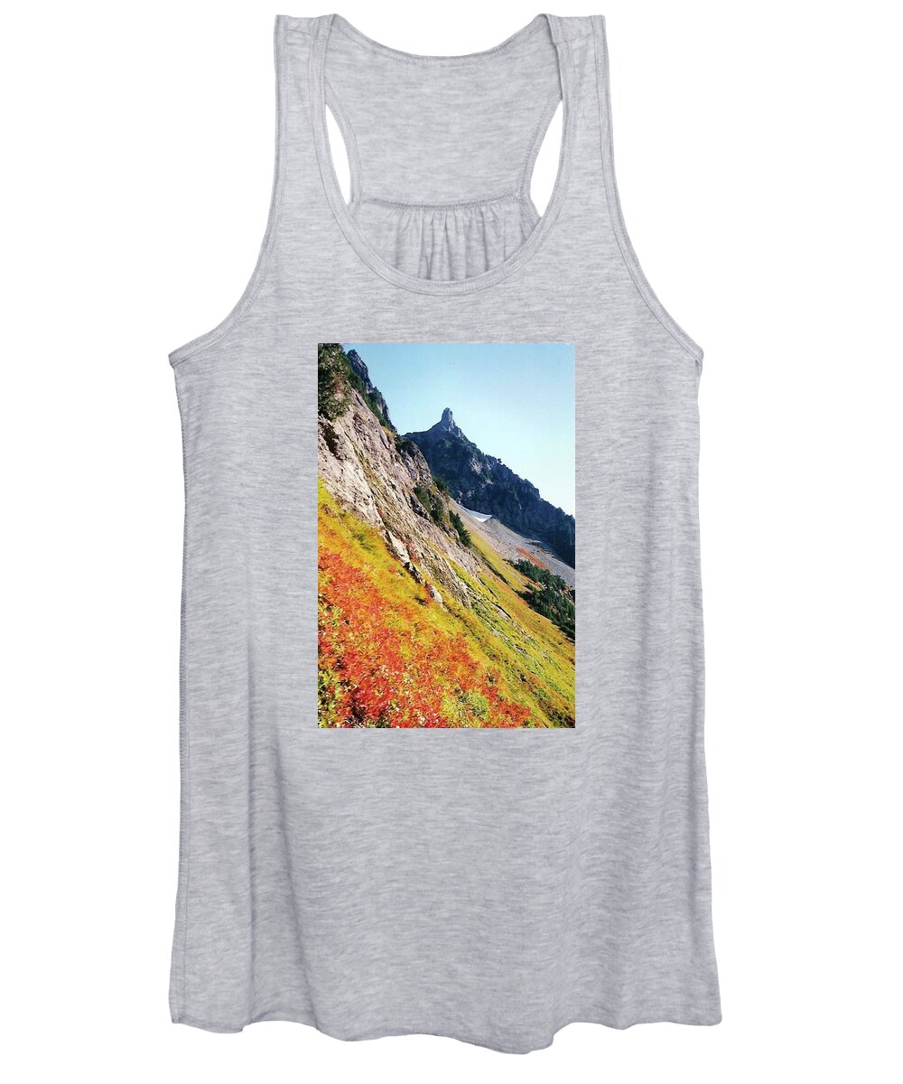  Women's Tank Top featuring the photograph Whitehorse North Cascades Washington 2000 by Leizel Grant