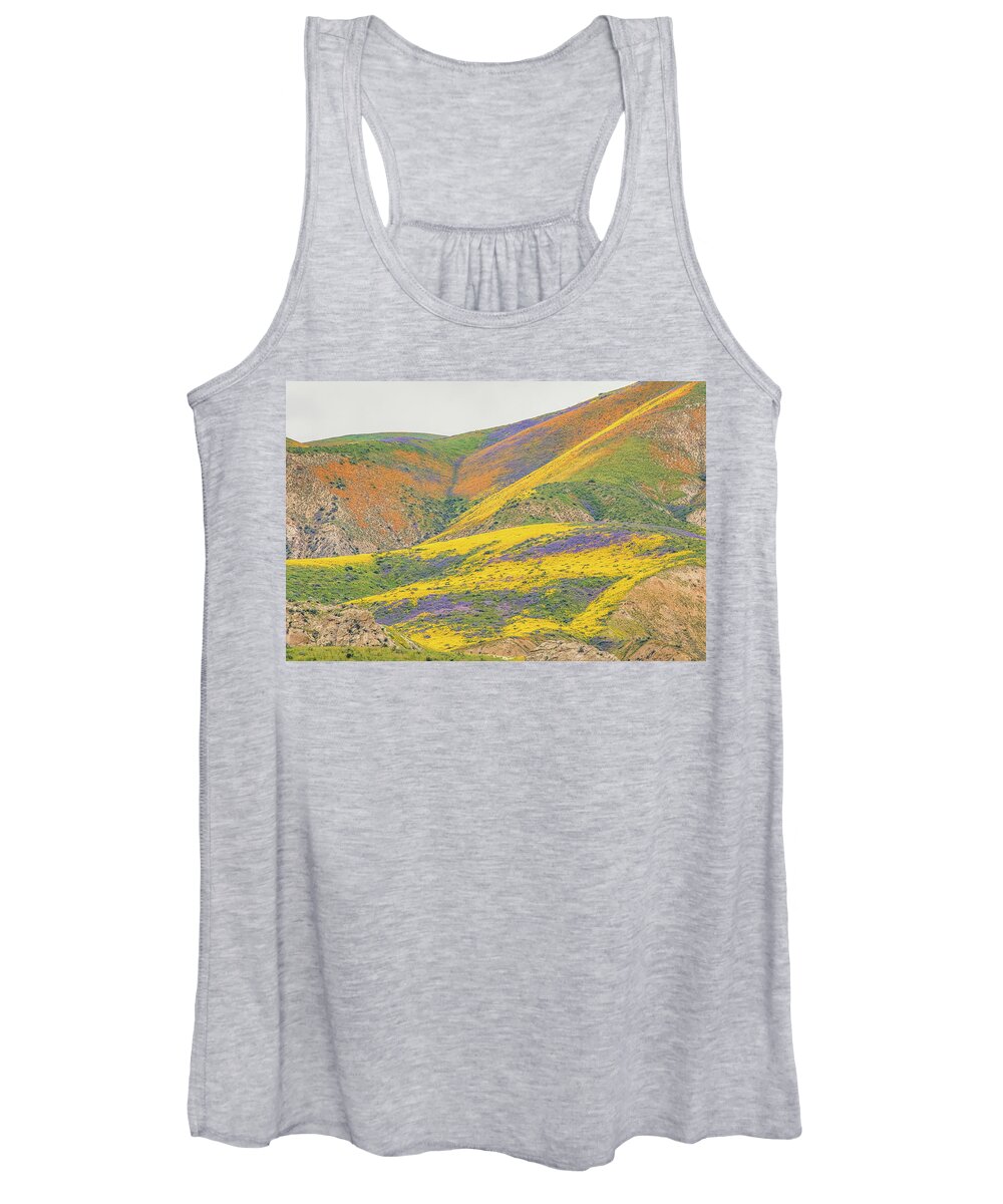 California Women's Tank Top featuring the photograph Wildflowers at the Summit by Marc Crumpler