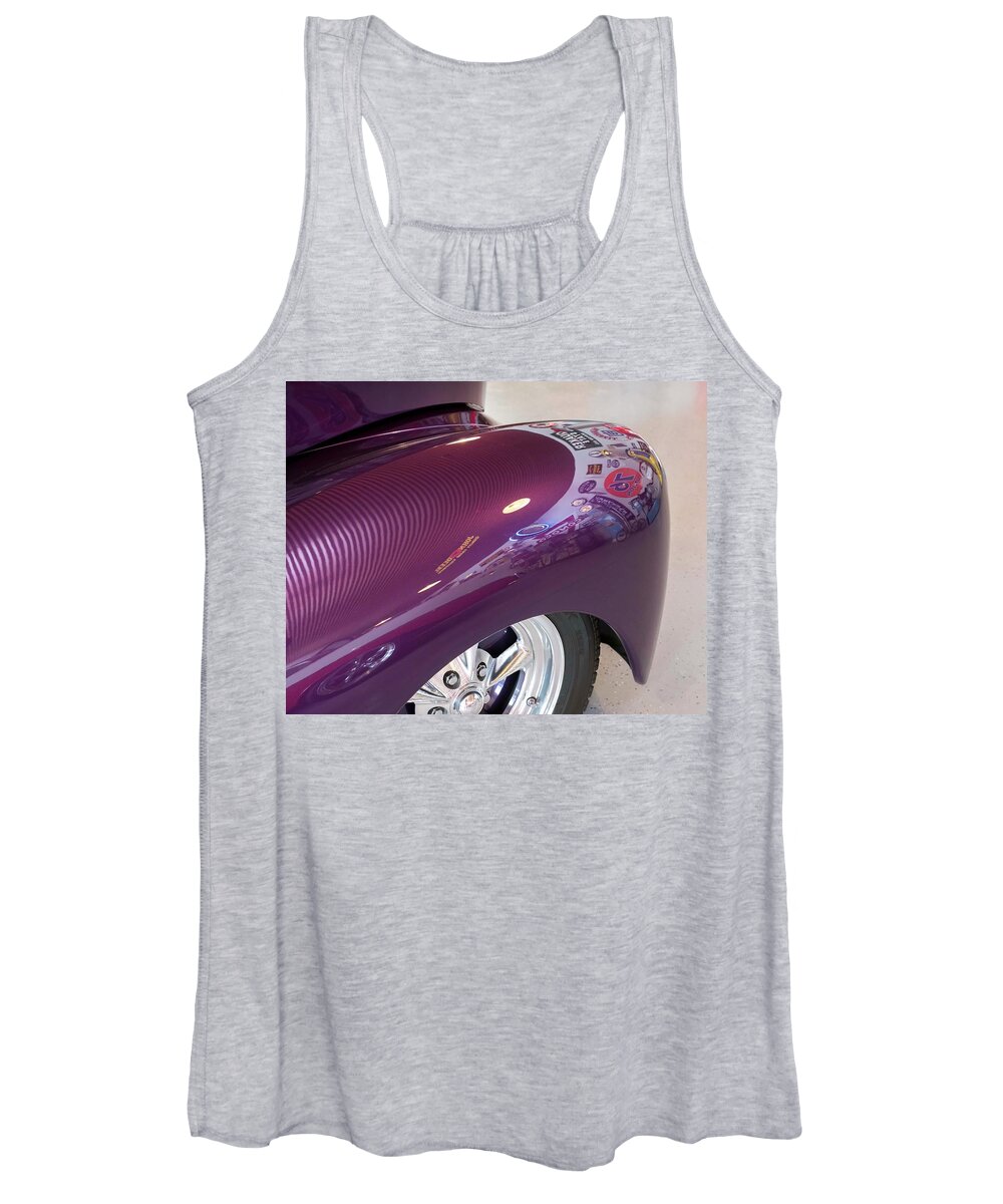 Willies Women's Tank Top featuring the photograph Willy's Fender by Jeanne May