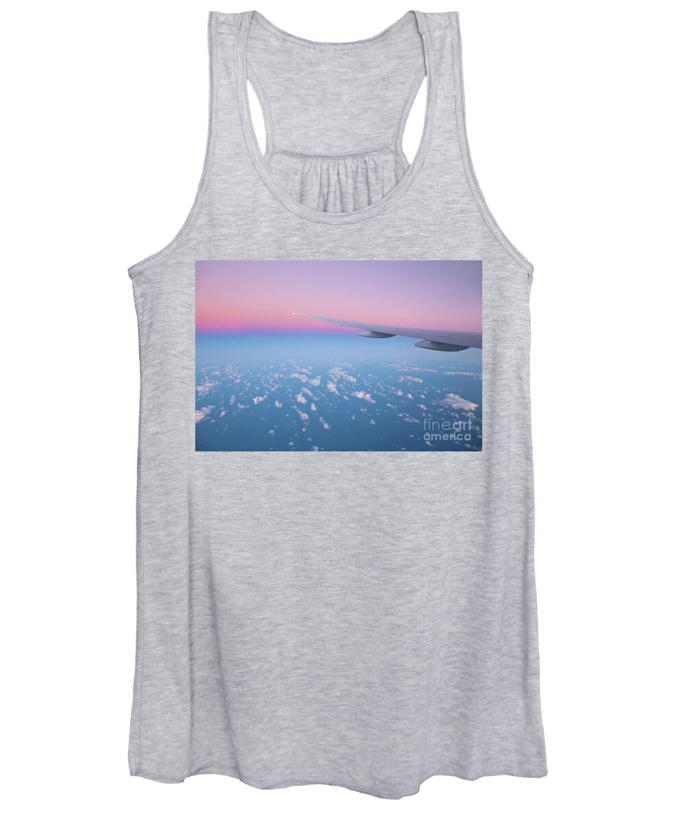 00559249 Women's Tank Top featuring the photograph Wings over the Ocean by Yva Momatiuk and John Eastcott