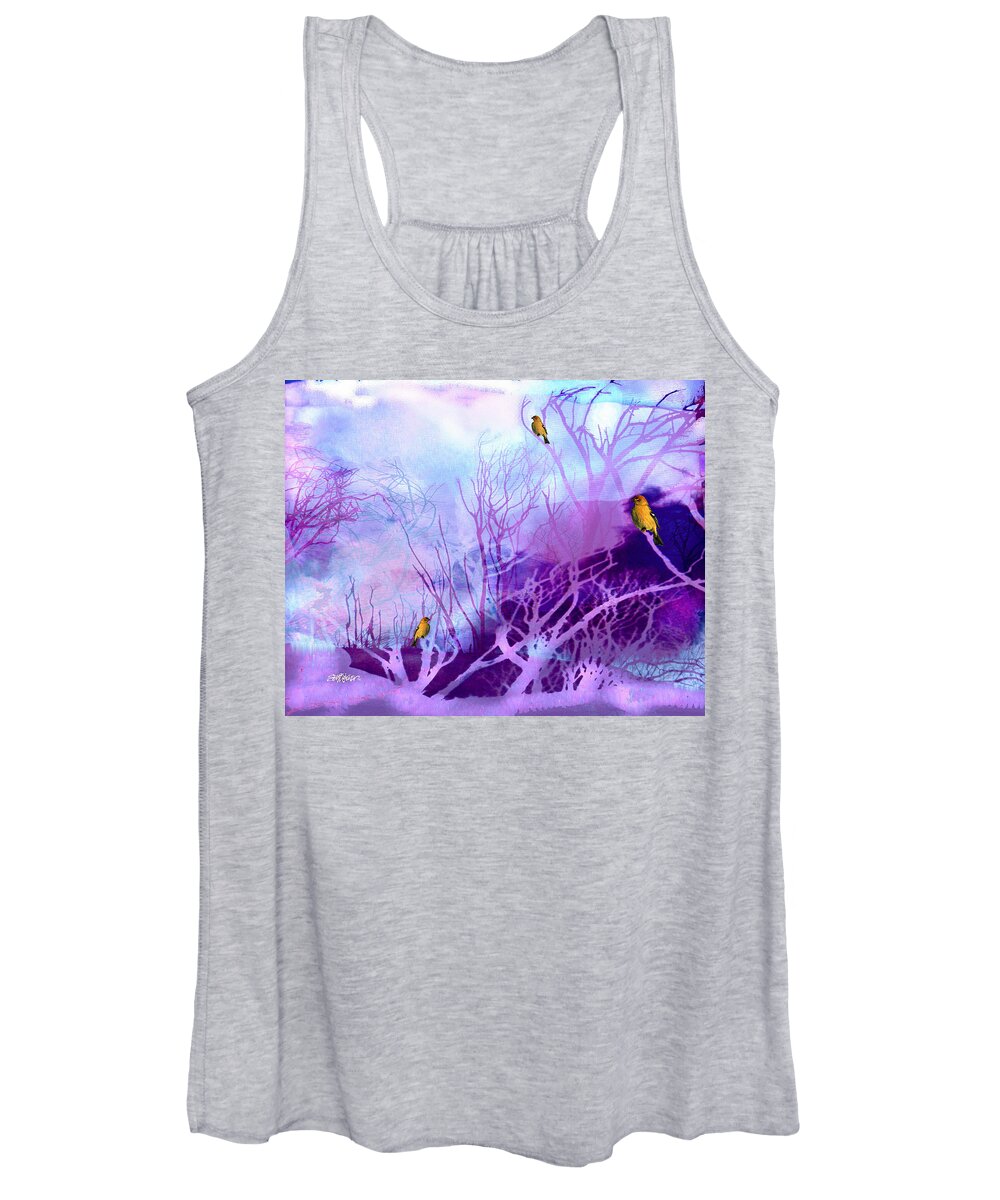 Winter Women's Tank Top featuring the digital art Winter of Our Discontent by Seth Weaver