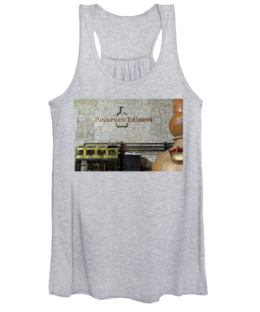 American Women's Tank Top featuring the photograph Woodford Reserve Distillery by Karen Foley