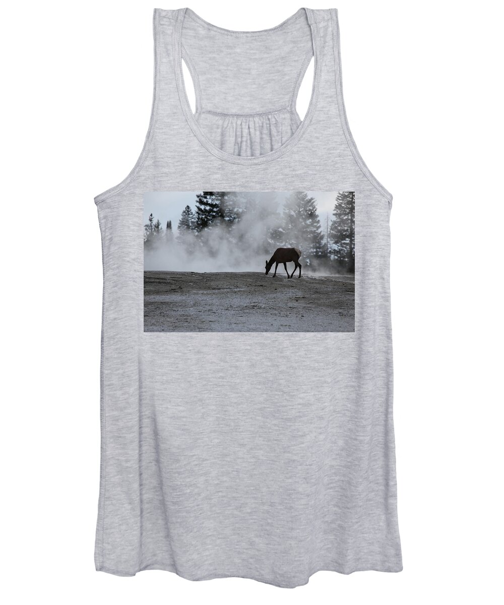 Yellowstone National Park Women's Tank Top featuring the photograph Yellowstone 5456 by Michael Fryd