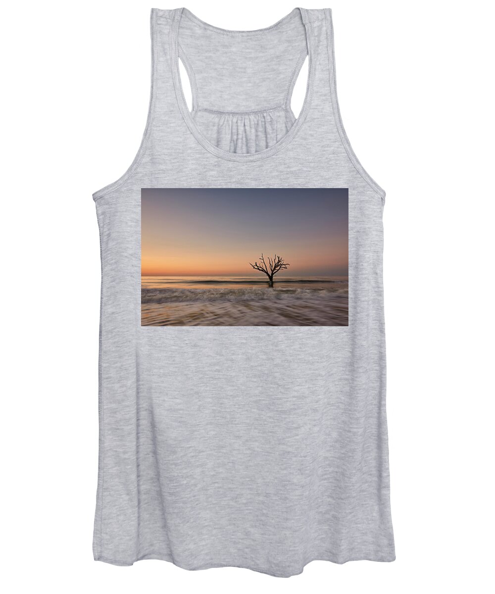 Decor Women's Tank Top featuring the photograph Botany Bay Tree #1 by Jon Glaser
