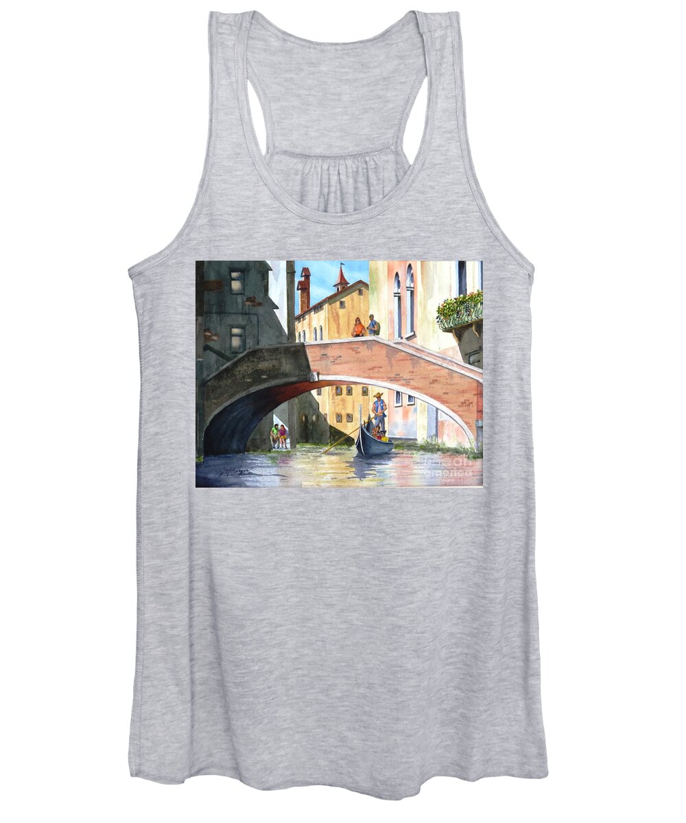 Venicew Women's Tank Top featuring the painting Venice #1 by Joseph Burger