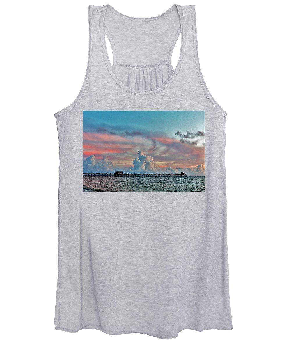 Naples Florida Women's Tank Top featuring the photograph Naples Beach #16 by Donn Ingemie