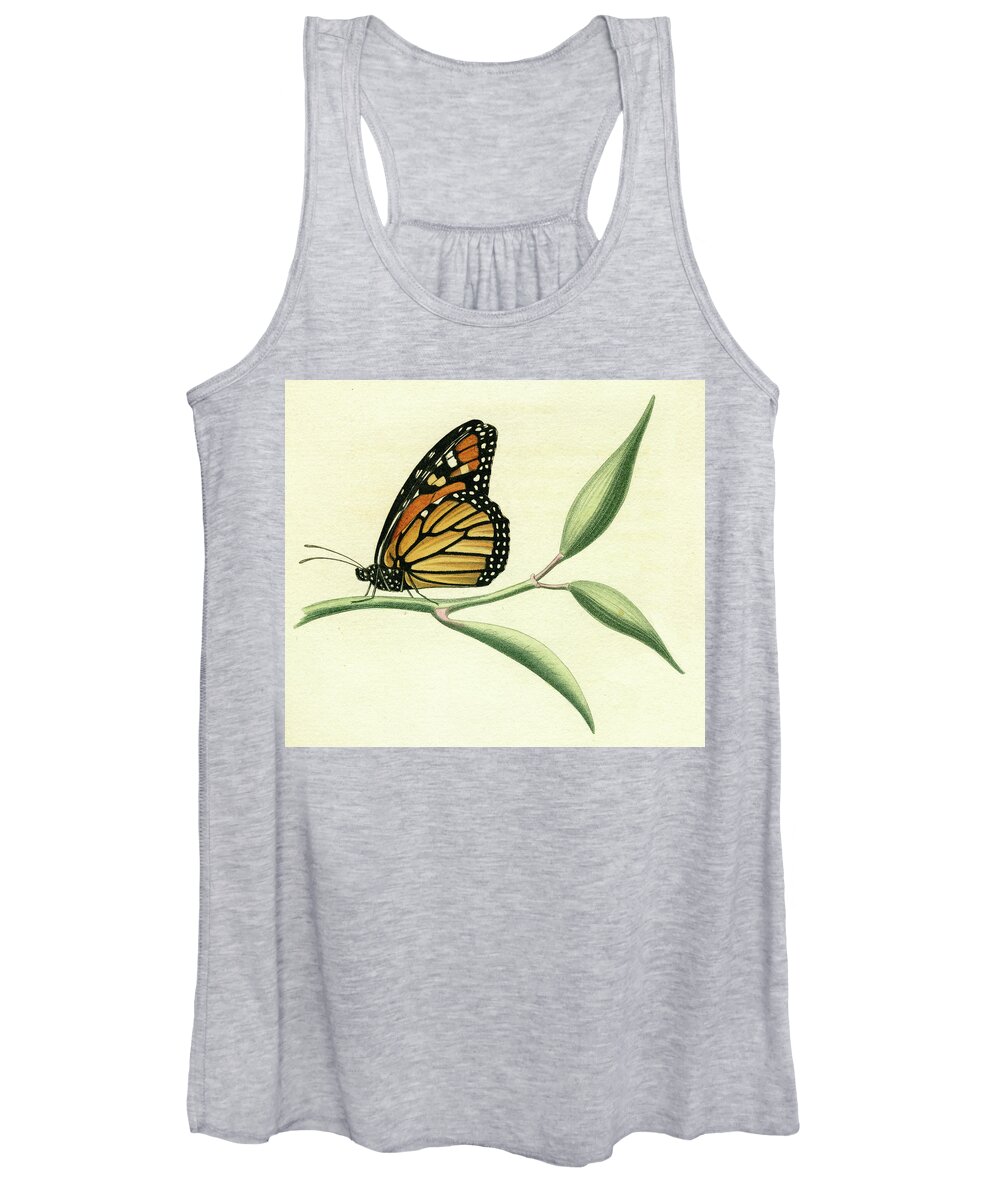 Entomology Women's Tank Top featuring the mixed media Butterfly #5 by Unknown
