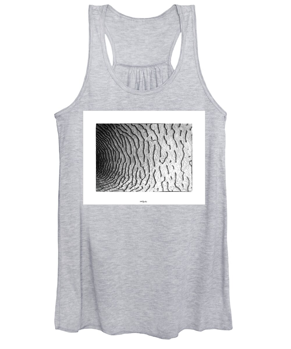 Flower Women's Tank Top featuring the photograph Inner flower abstract details by Michalakis Ppalis