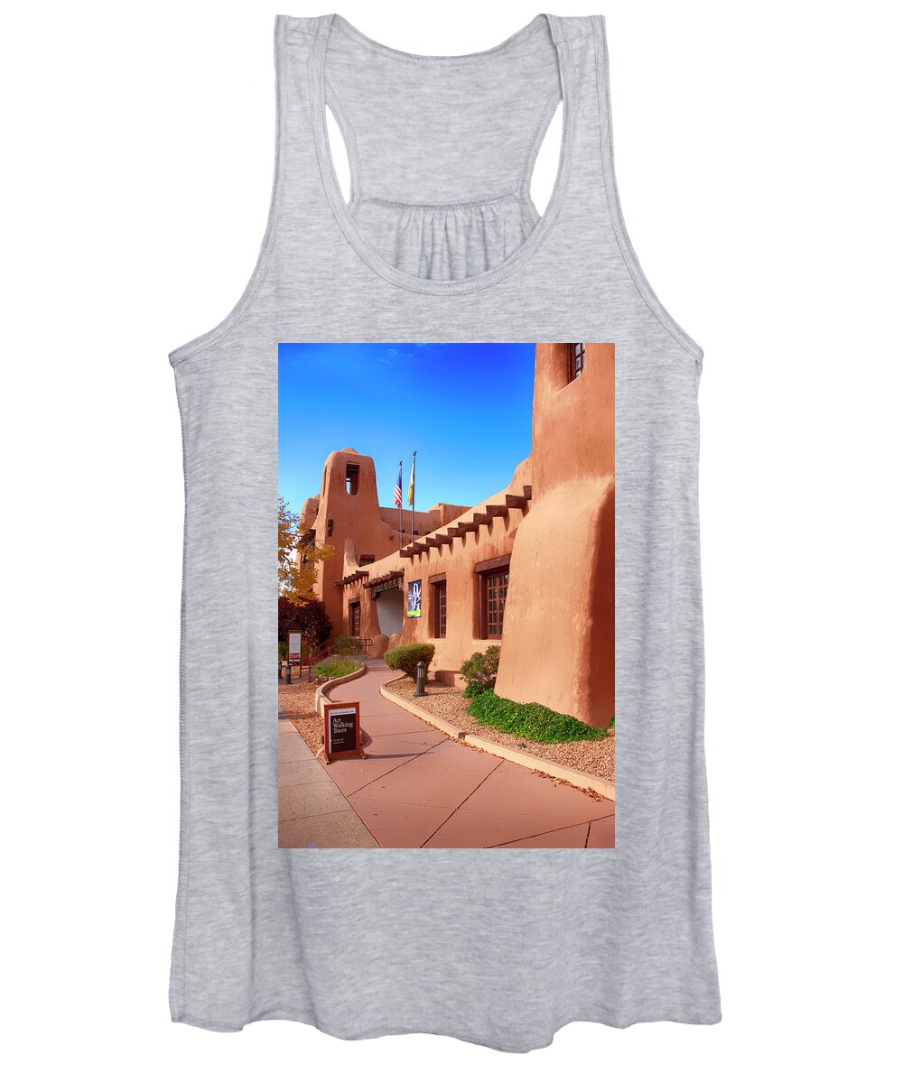 New Mexico Museum Of Art Women's Tank Top featuring the photograph New Mexico Museum of Art #2 by Chris Smith