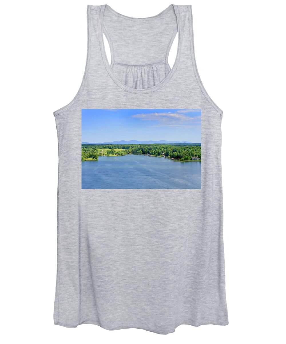 Smith Mountain Lake Women's Tank Top featuring the photograph Smith Mountain Lake, Va. #3 by The James Roney Collection