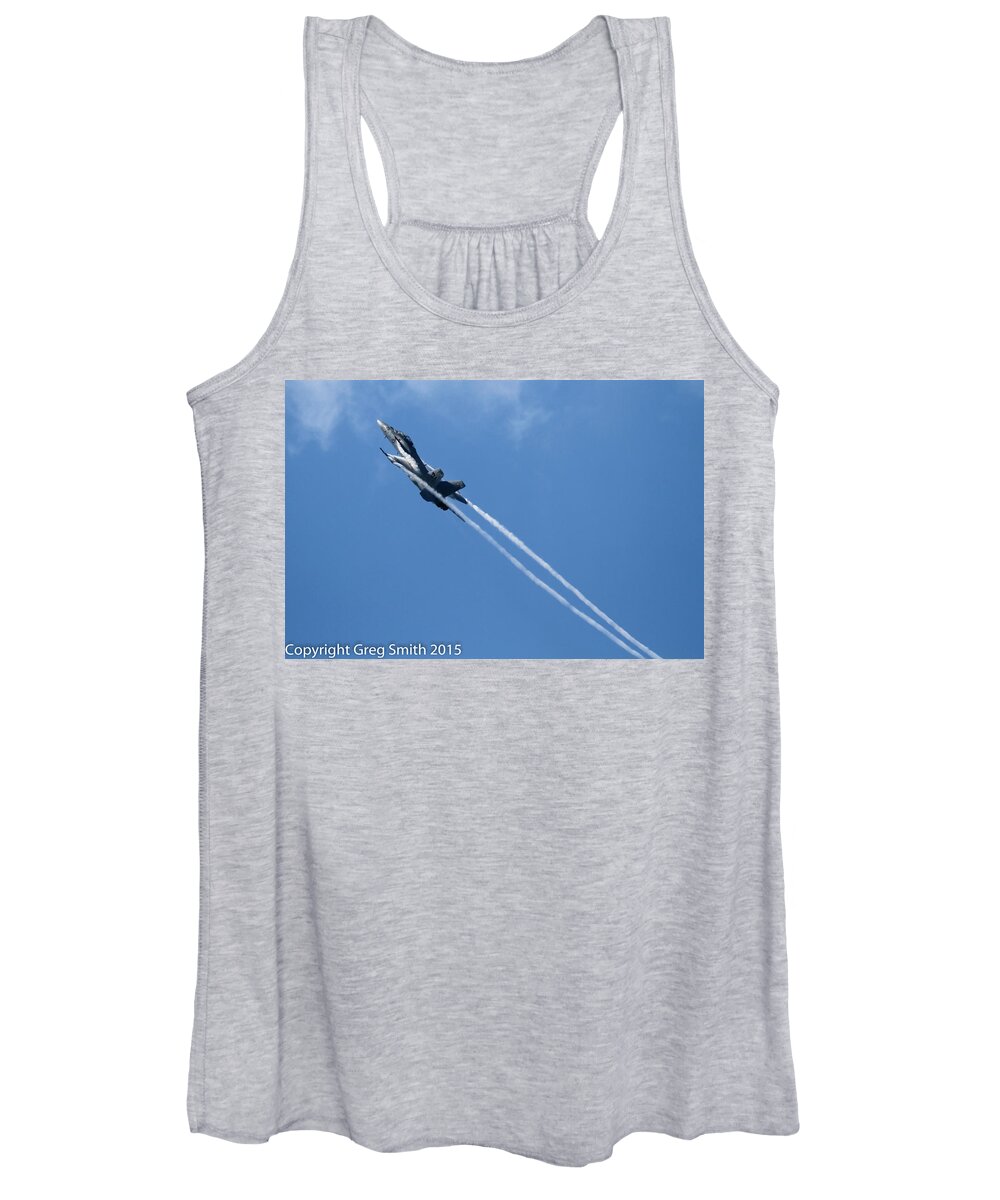 F18 Women's Tank Top featuring the photograph F18 #5 by Greg Smith