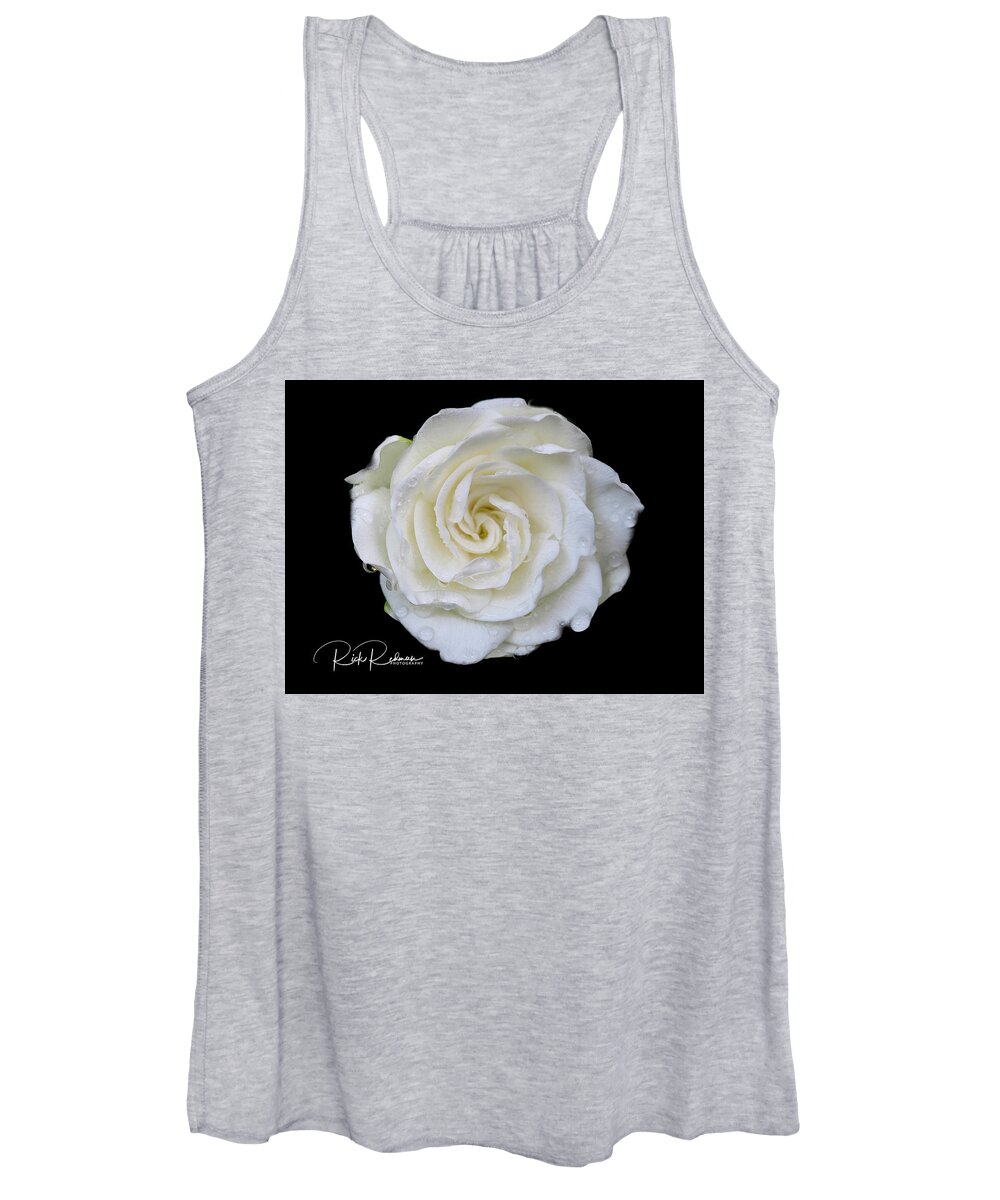 Flower Women's Tank Top featuring the photograph After the rain by Rick Redman