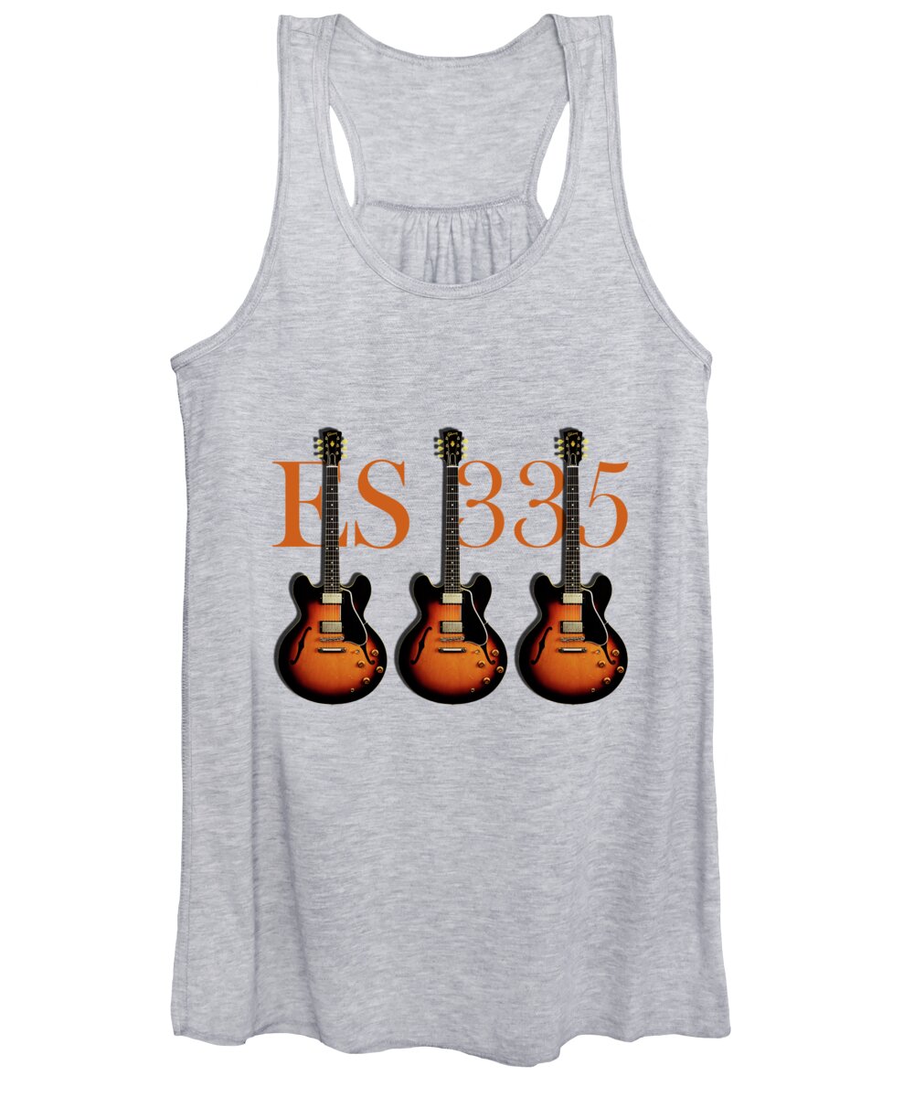 Gibson Es335 Women's Tank Top featuring the photograph Gibson ES 335 1959 by Mark Rogan