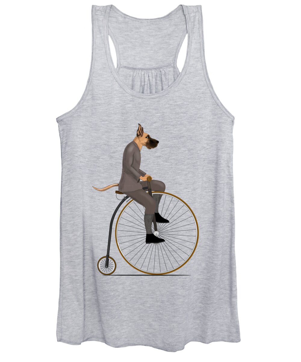 Dog Women's Tank Top featuring the photograph Sir Frederick The Great of Denmark by Mark Rogan