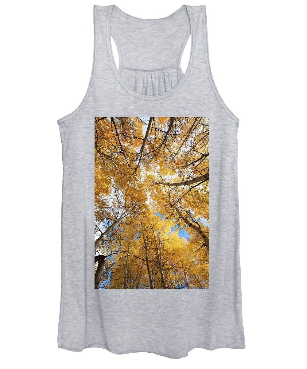 Aspens Women's Tank Top featuring the photograph Aspens Reaching For The Sky by Patrick Nowotny