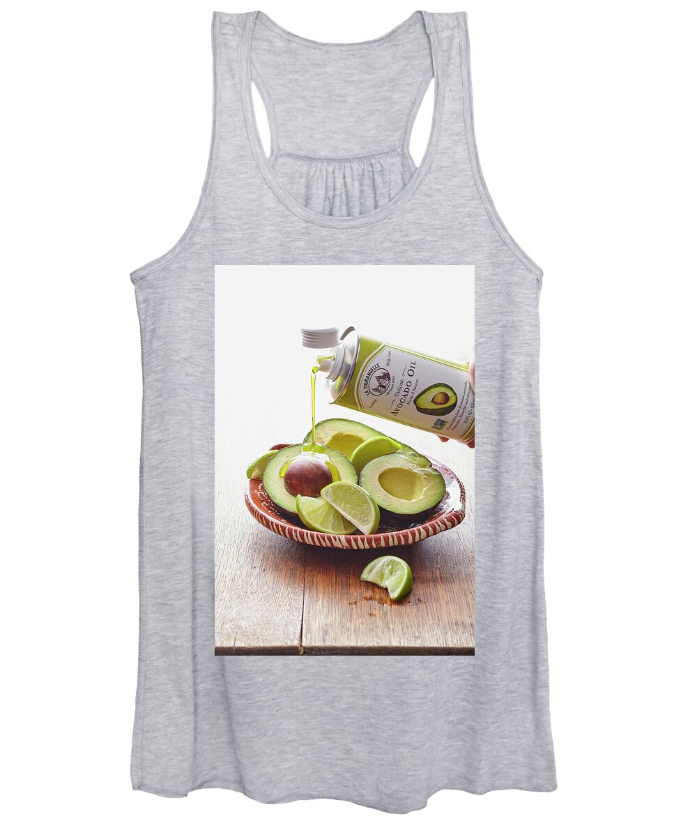 Cuisine At Home Women's Tank Top featuring the photograph Avocado Oil by Cuisine at Home