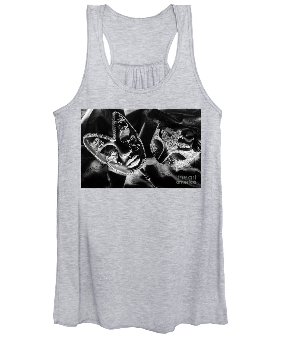 Black Women's Tank Top featuring the digital art Before Play by Jorgo Photography