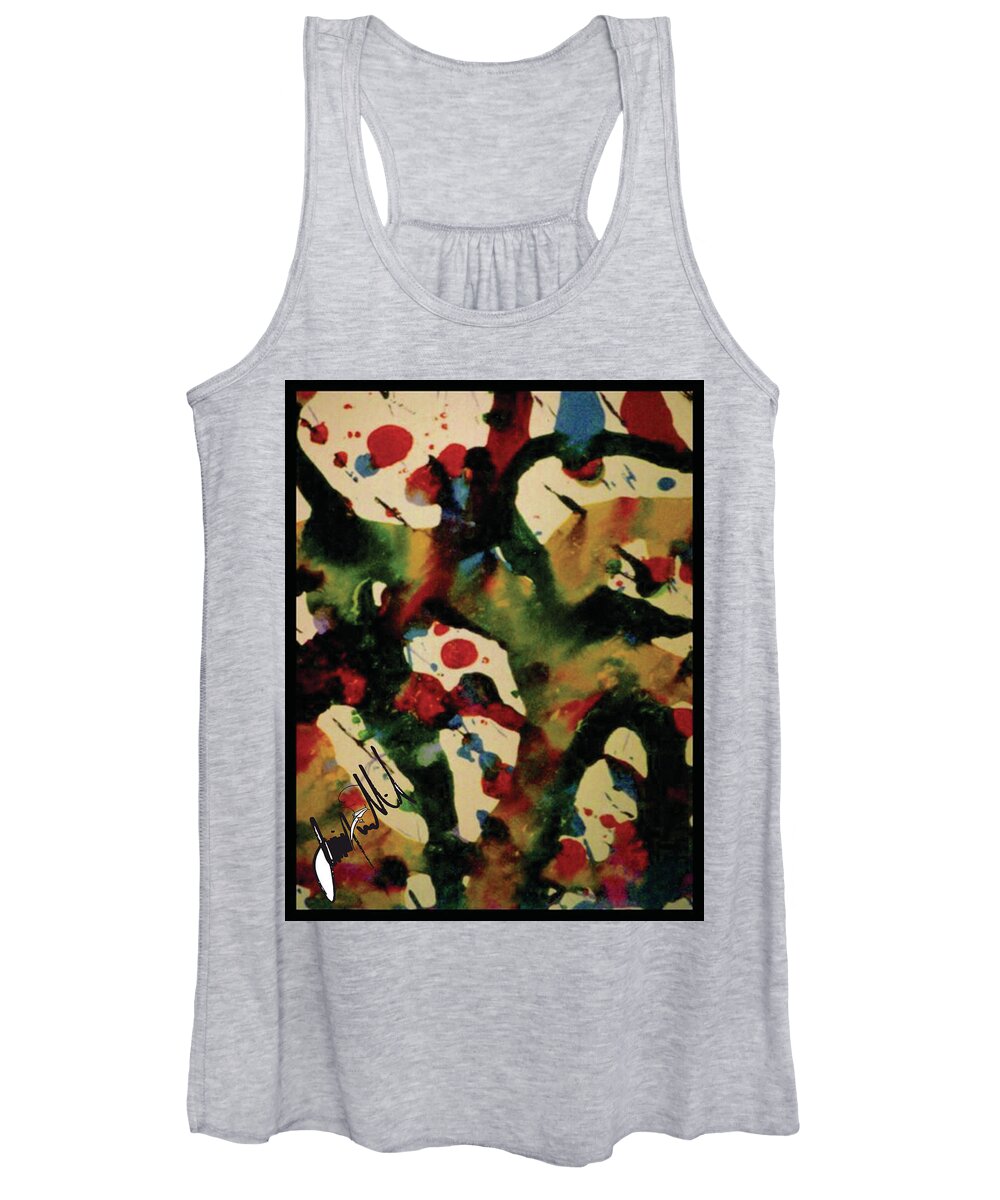  Women's Tank Top featuring the digital art Blog by Jimmy Williams