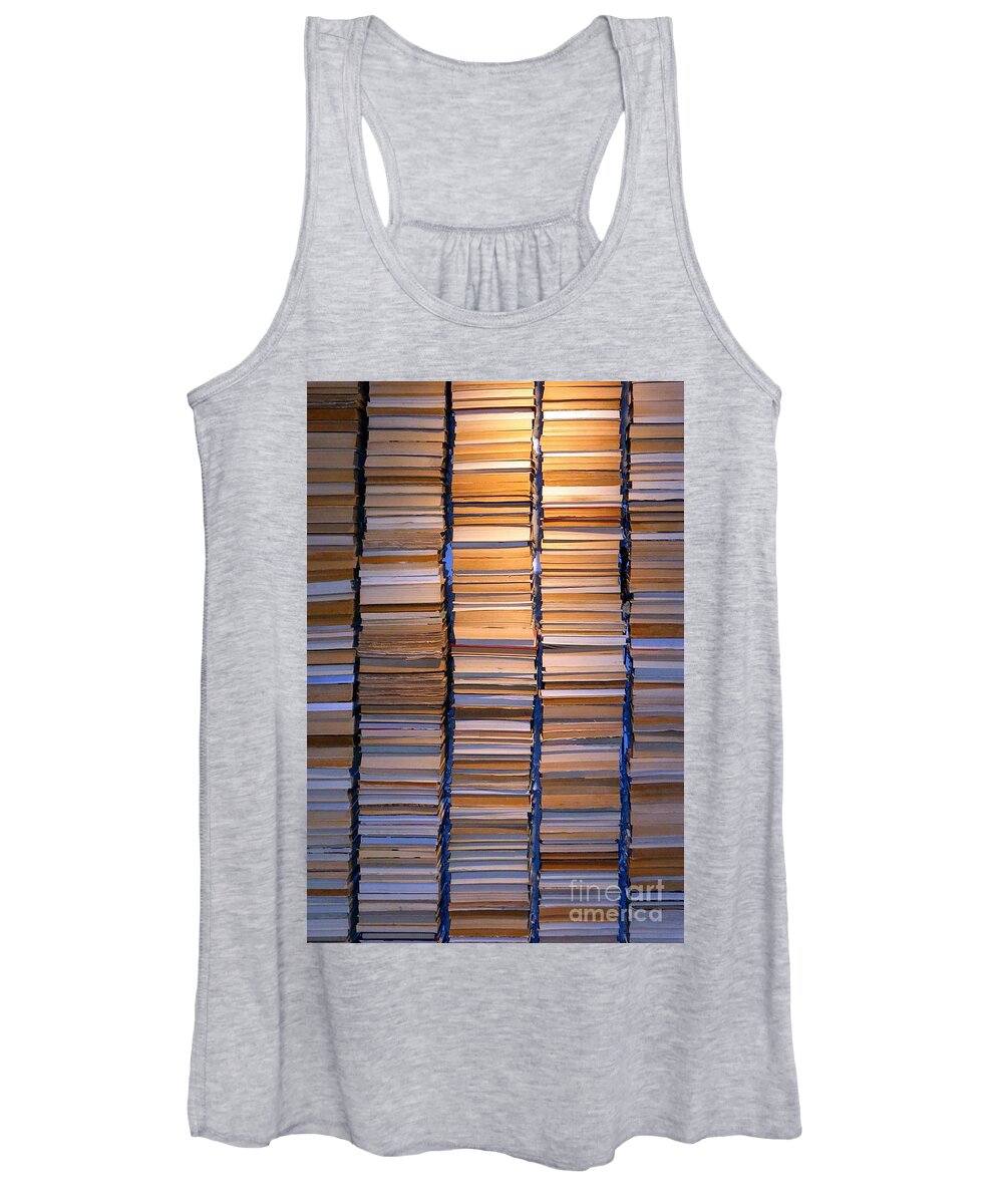Books Women's Tank Top featuring the photograph Books Buecher by Thomas Schroeder