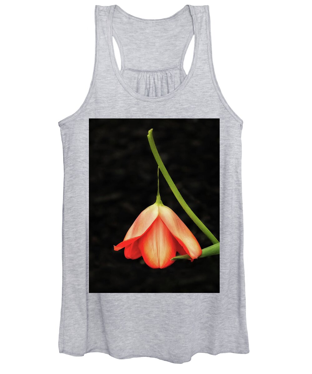 April Women's Tank Top featuring the photograph By A Thread by Sylvia J Zarco