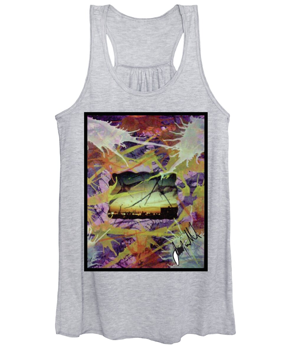  Women's Tank Top featuring the digital art Cabrini by Jimmy Williams