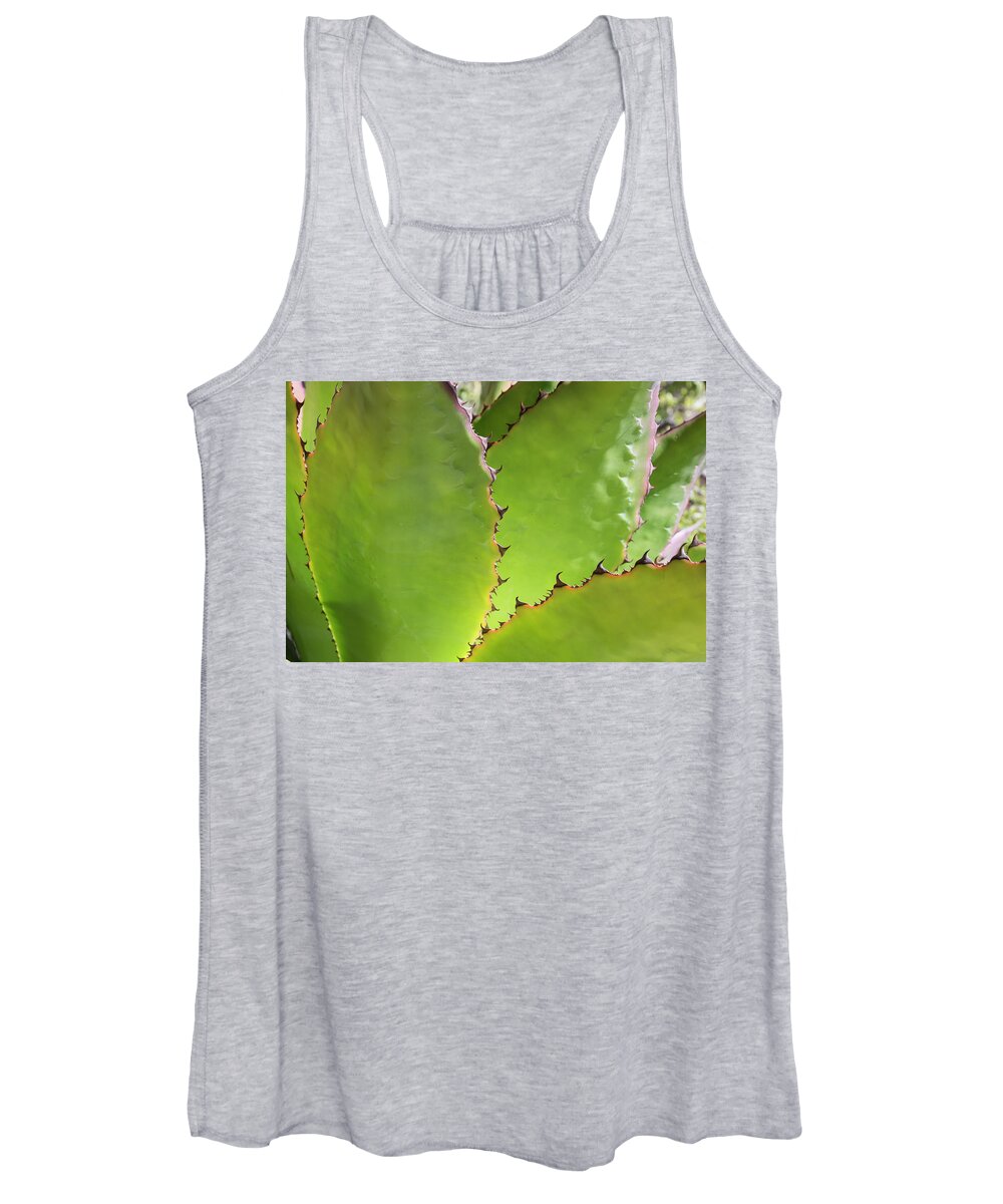 © 2015 Lou Novick All Rights Reserved Women's Tank Top featuring the photograph Cactus 2 by Lou Novick
