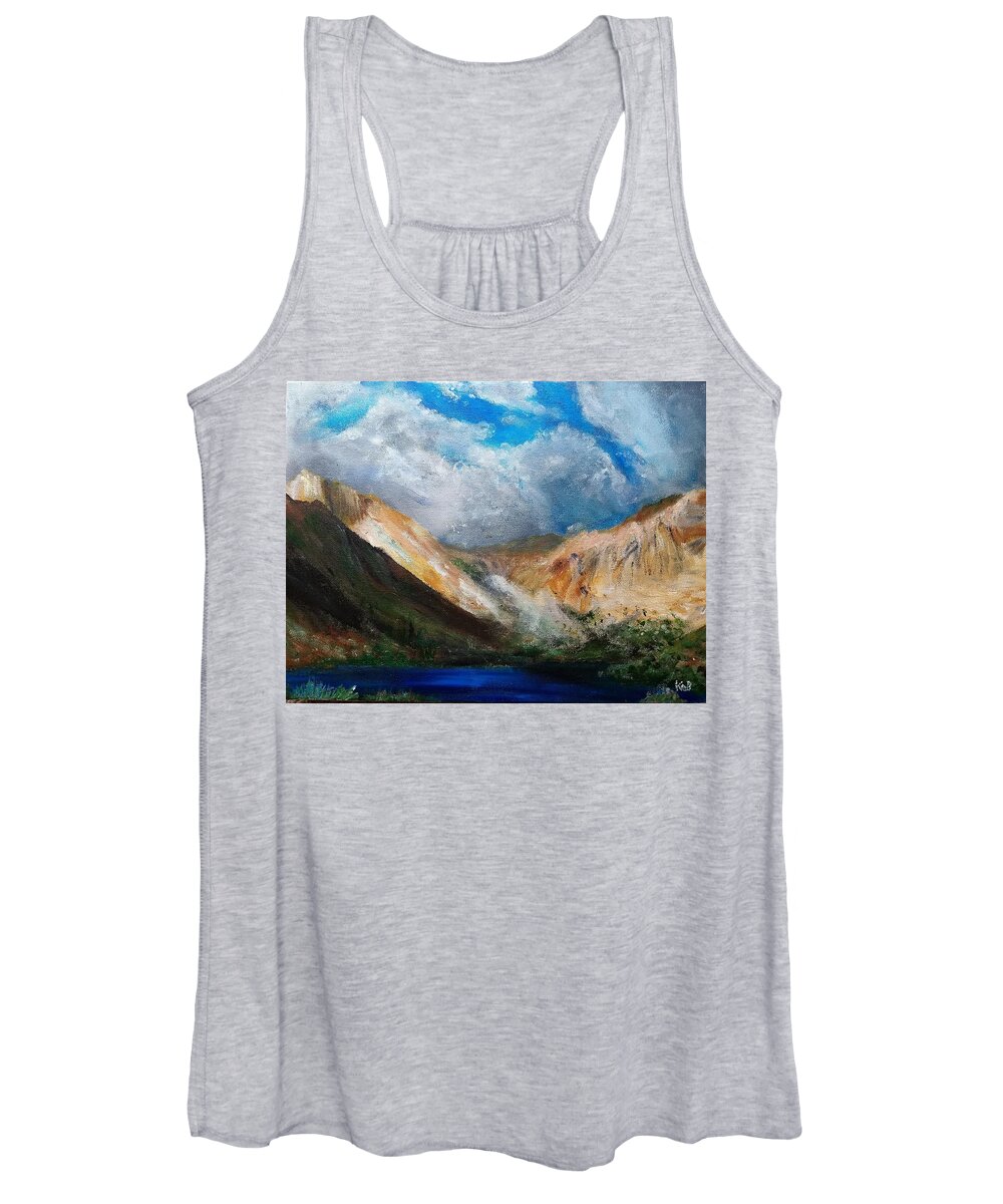 Plein Air Women's Tank Top featuring the painting Calm Before the Storm by Kevin Daly