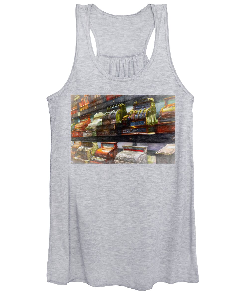  Women's Tank Top featuring the photograph Cha-Ching by Jack Wilson