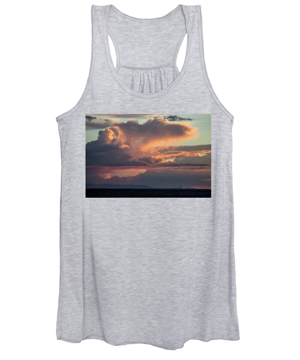 Mountains Women's Tank Top featuring the photograph Chuska Skyscape by Jonathan Thompson
