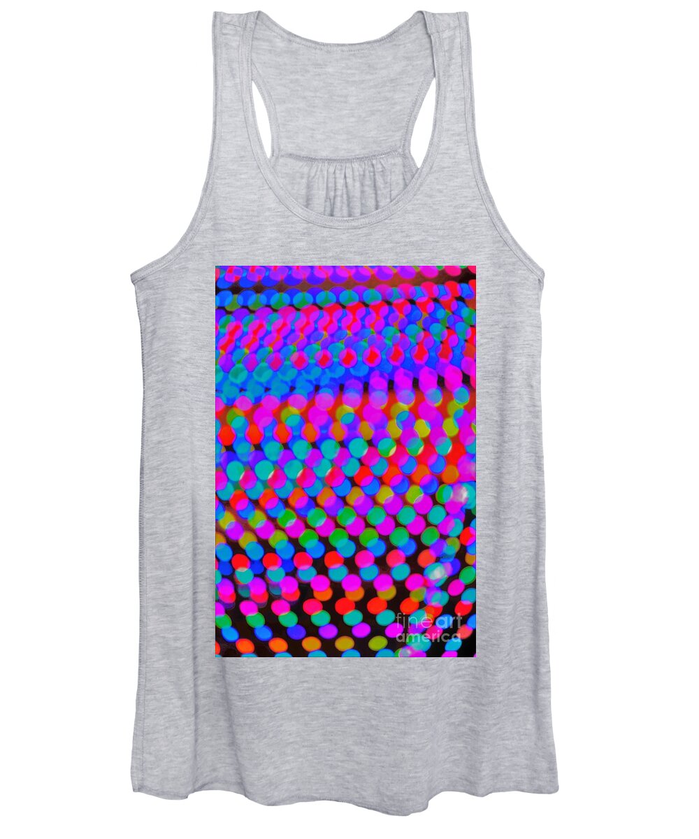 Colors Women's Tank Top featuring the photograph Colored Lights by Merle Grenz