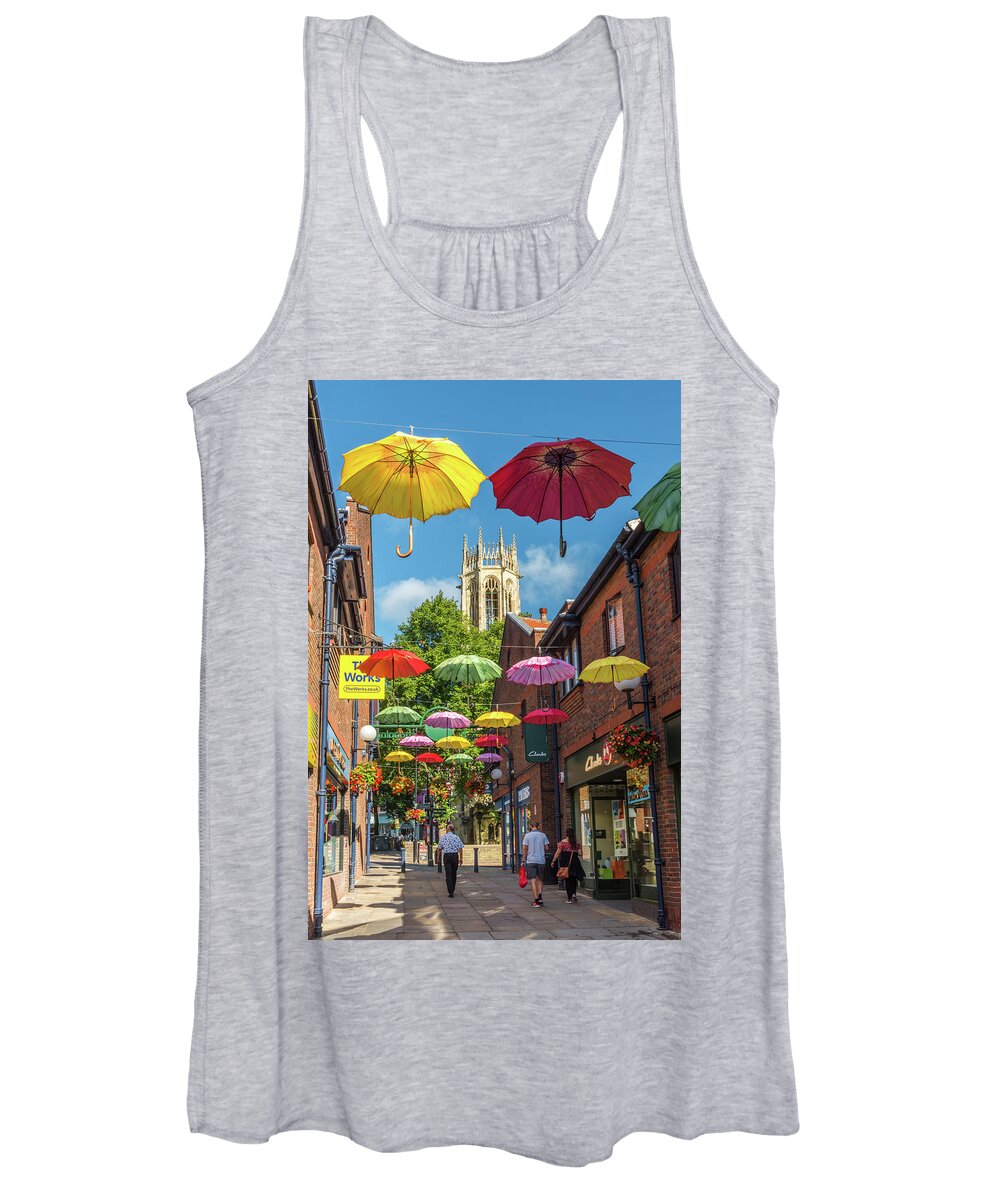 All Saints Pavement Women's Tank Top featuring the photograph Coppergate, York by David Ross