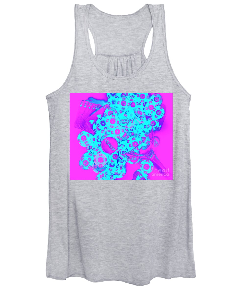Nightclub Women's Tank Top featuring the photograph Cosmopolitan chance by Jorgo Photography