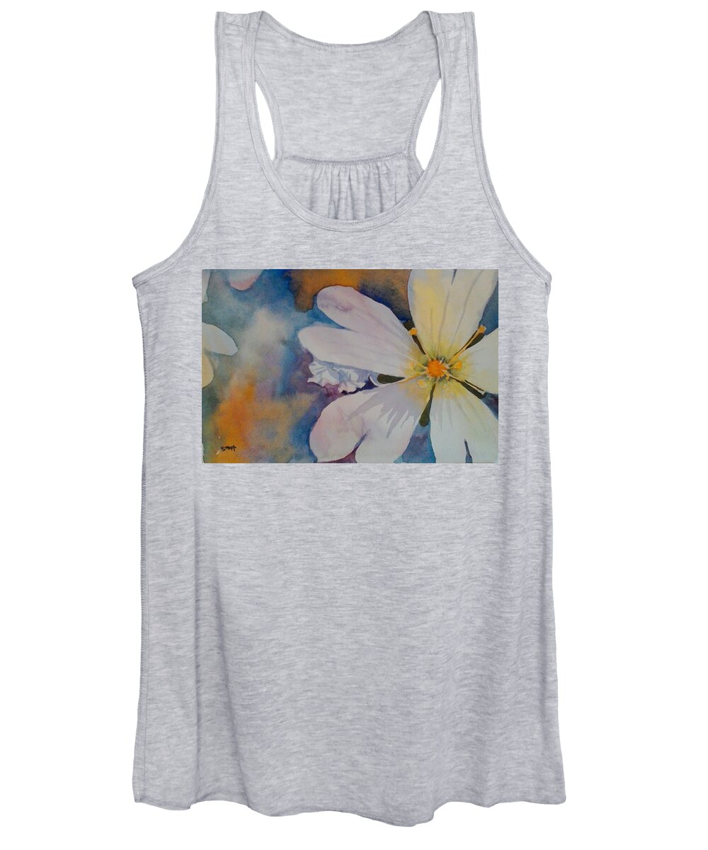 Daisy Women's Tank Top featuring the painting Daisy by Sandie Croft
