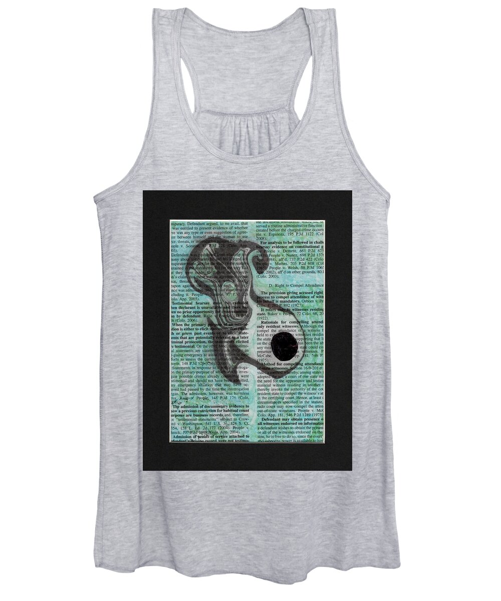 Empathy Women's Tank Top featuring the painting Diving by Misty Morehead