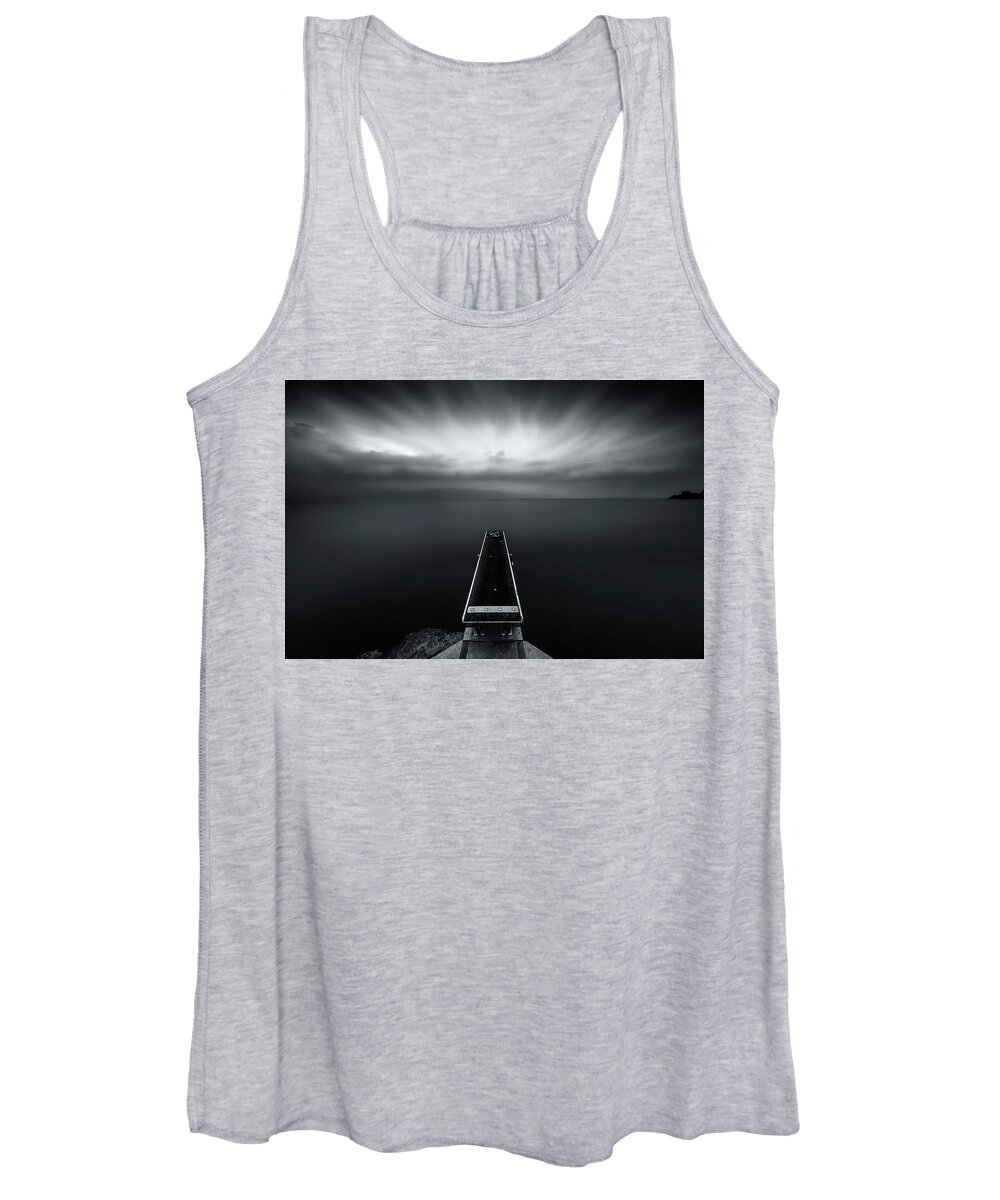 Sunrise Women's Tank Top featuring the photograph Diving to emptiness by Dominique Dubied